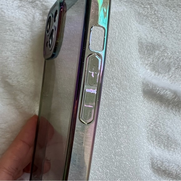 Gradient Glitter Clear Soft Case For IPhone 13 Shockproof Transparent - Picture 5 of 6